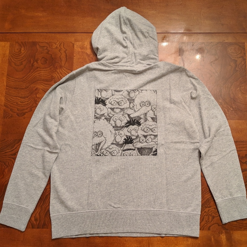 Kaws X Sesame Street Graphic Sweatshirt Hoodie